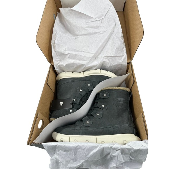 Sorel Women's Explorer Next Joan Waterproof Insulated Boot - Grill/Fawn NWB 6.5 - Picture 7 of 16